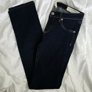 Rag & Bone Dark Wash Cigarette Fit Jeans